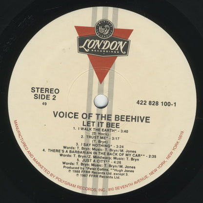 Voice Of The Beehive ‎– Let It Bee