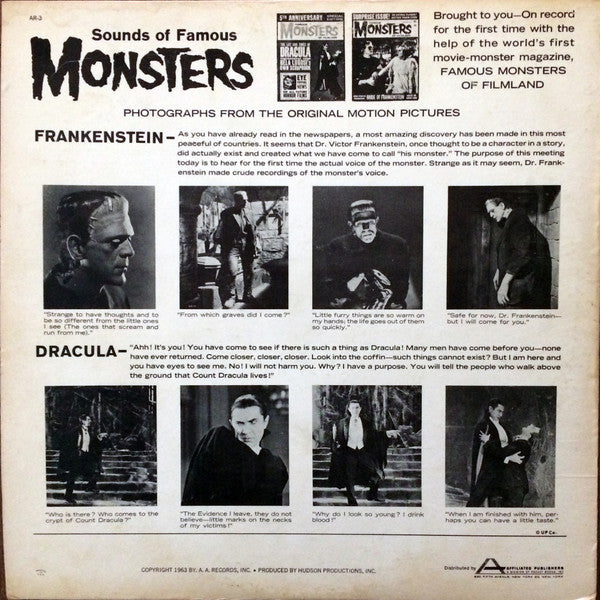 Cherney Berg, Gabriel Dell ‎– Famous Monsters Speak