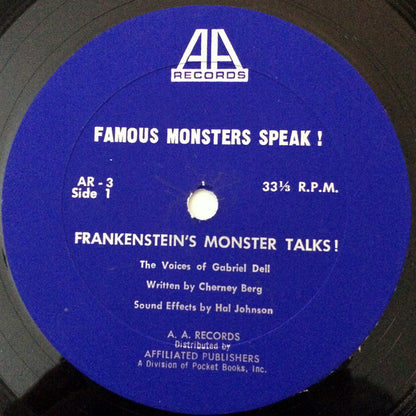 Cherney Berg, Gabriel Dell ‎– Famous Monsters Speak