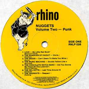 Various ‎– Nuggets Volume Two: Punk