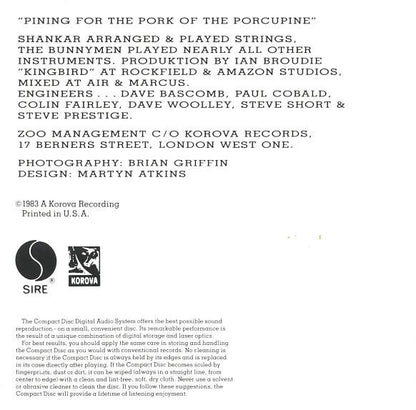 Echo & The Bunnymen ‎– Porcupine
