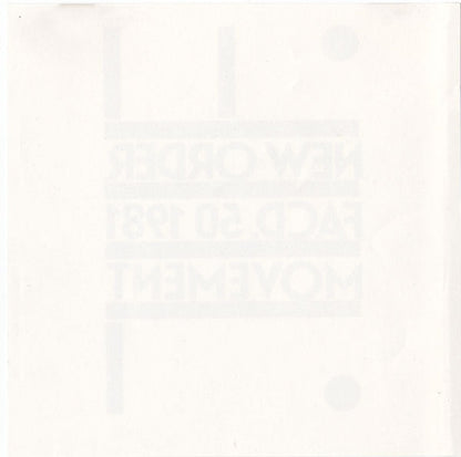 New Order ‎– Movement