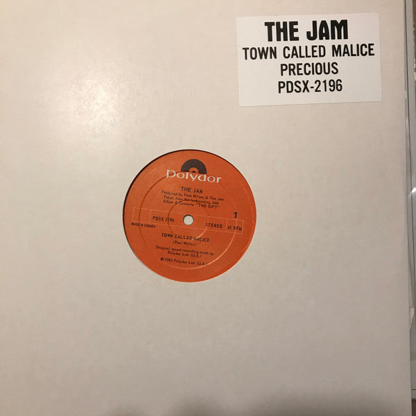 The Jam ‎– Town Called Malice / Precious