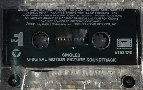 Various ‎– Singles - Original Motion Picture Soundtrack