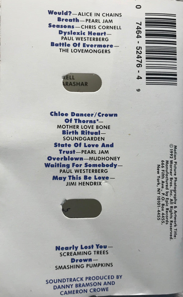 Various ‎– Singles - Original Motion Picture Soundtrack