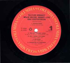 Waylon Jennings • Willie Nelson • Johnny Cash • Kris Kristofferson ‎– Highwayman