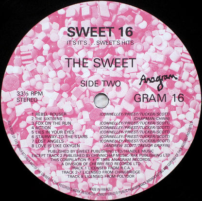 The Sweet ‎– Sweet 16: It's It's....Sweet's Hits