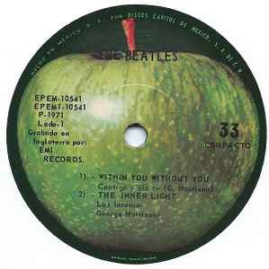 The Beatles ‎– Within You Without You / The Inner Light
