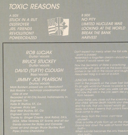 Toxic Reasons ‎– Kill By Remote Control