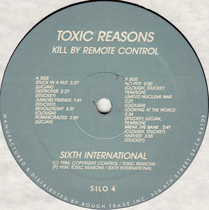 Toxic Reasons ‎– Kill By Remote Control