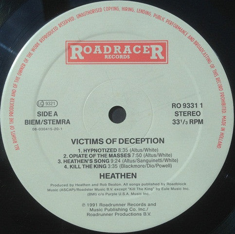 Heathen ‎– Victims Of Deception