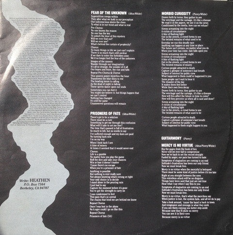 Heathen ‎– Victims Of Deception