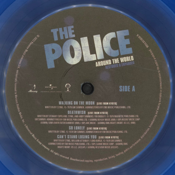 The Police – Around The World (Restored & Expanded) [LP+DVD BLUE VINYL]