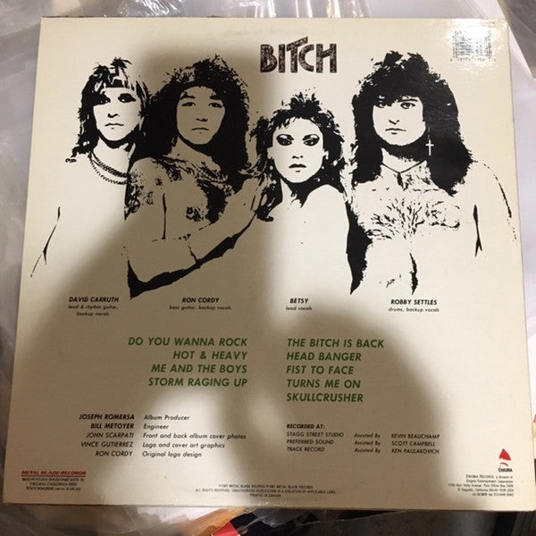 Bitch (2) ‎– The Bitch Is Back