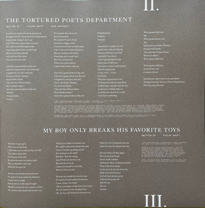 Taylor Swift ‎– The Tortured Poets Department - The Albatross