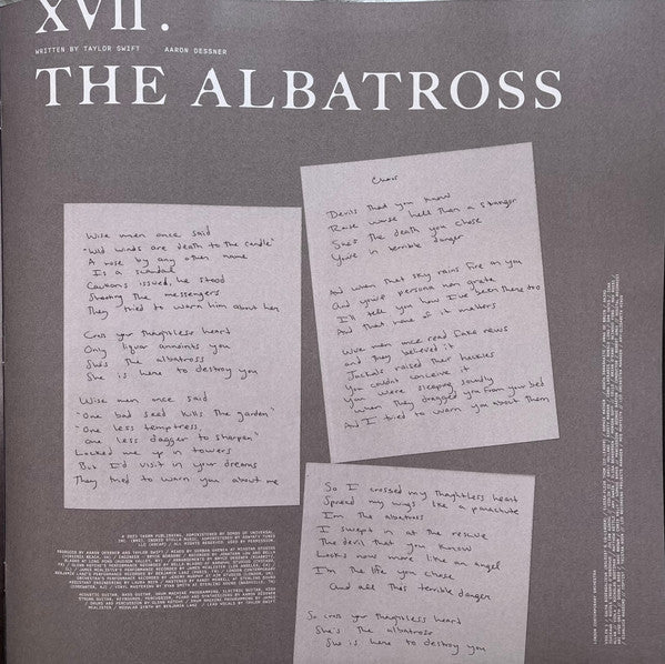 Taylor Swift ‎– The Tortured Poets Department - The Albatross