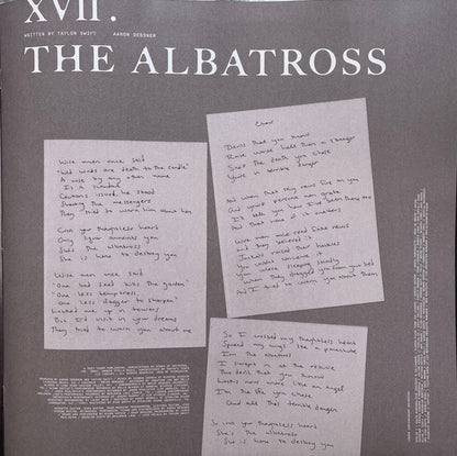 Taylor Swift ‎– The Tortured Poets Department - The Albatross