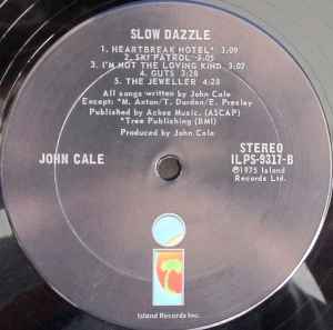 John Cale ‎– Slow Dazzle
