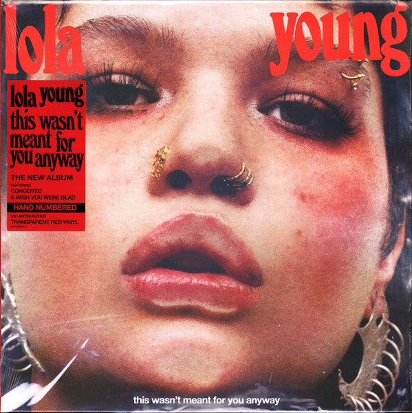 Lola Young – This Wasn't Meant For You Anyway [Limited Edition Transparent Red Vinyl]