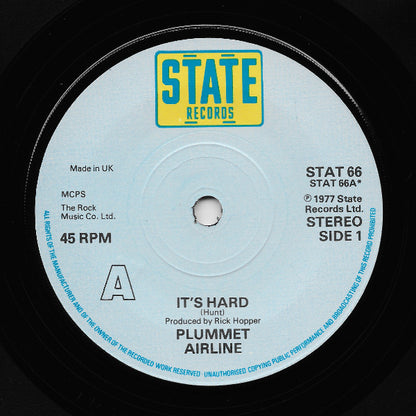 Plummet Airline* ‎– It's Hard