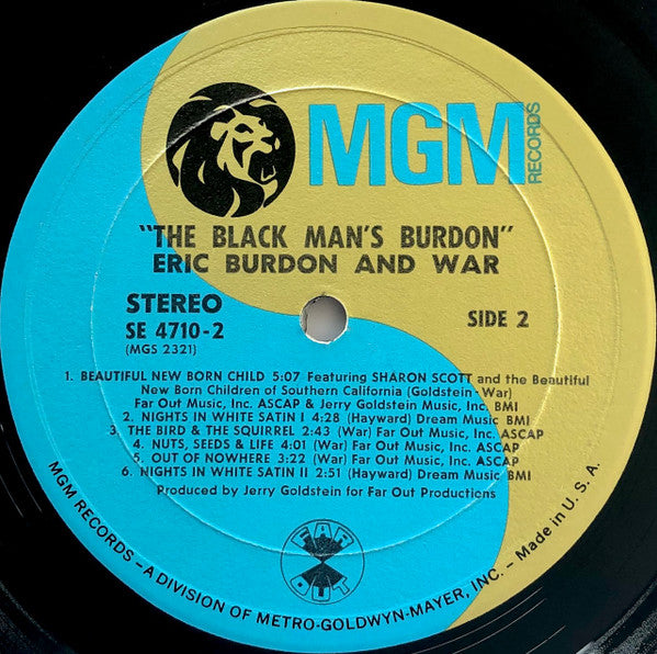 Eric Burdon And War* ‎– The Black-Man's Burdon