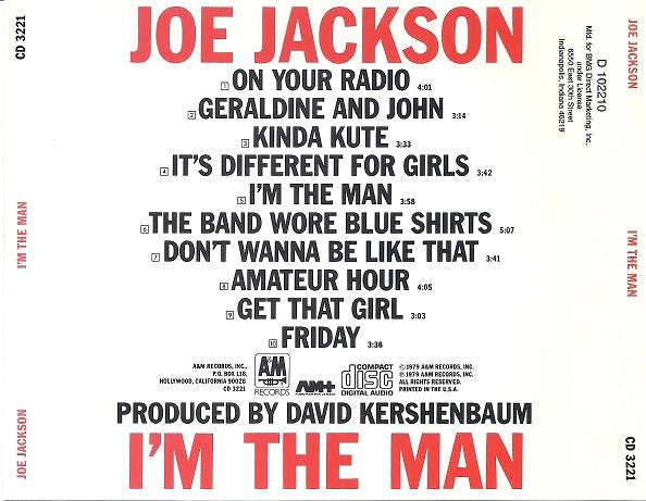 Joe Jackson ‎– I'm The Man