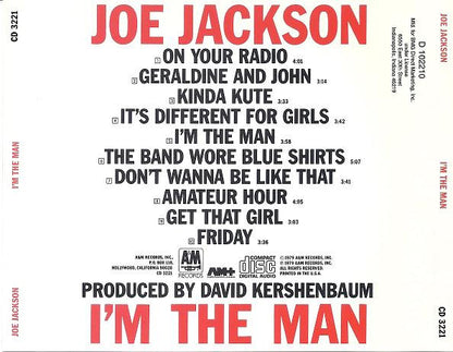 Joe Jackson ‎– I'm The Man