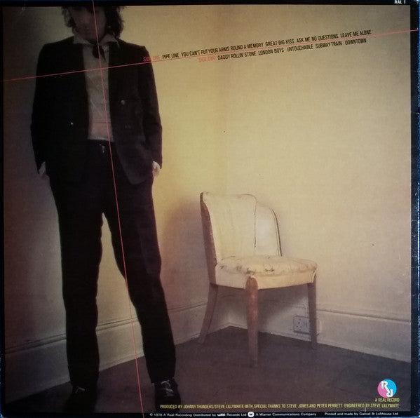Johnny Thunders ‎– So Alone