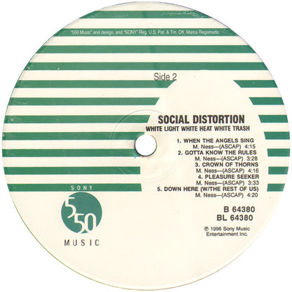 Social Distortion ‎– White Light White Heat White Trash