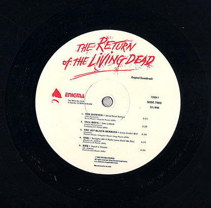 Various ‎– The Return Of The Living Dead (Original Soundtrack)