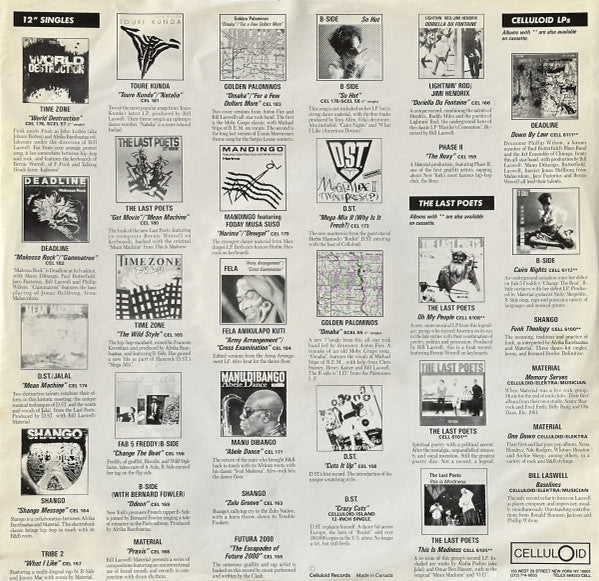 The Golden Palominos ‎– Visions Of Excess