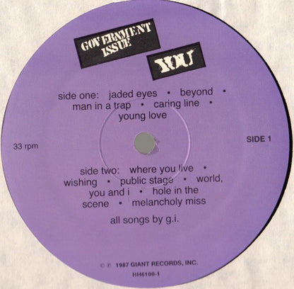 Government Issue ‎– You