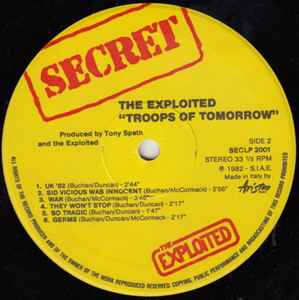 The Exploited ‎– Troops Of Tomorrow