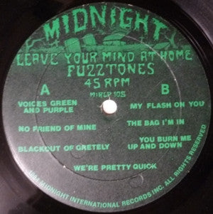 The Fuzztones ‎– Leave Your Mind At Home