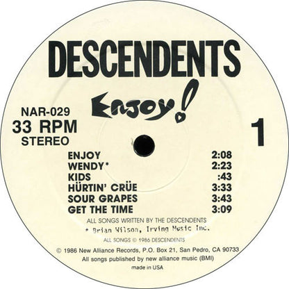 Descendents ‎– Enjoy!