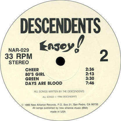 Descendents ‎– Enjoy!