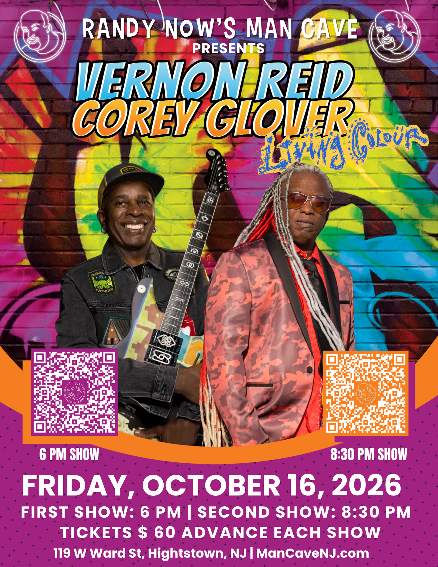 VERNON REID + COREY GLOVER - SHOW TWO