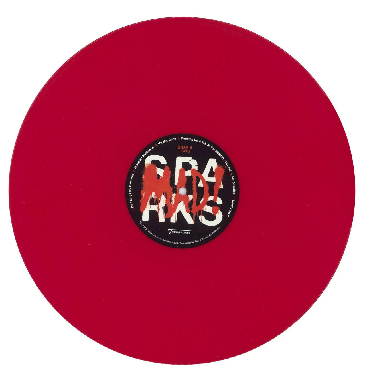 Sparks – Mad! [Red Vinyl, Deluxe, Very Rare]